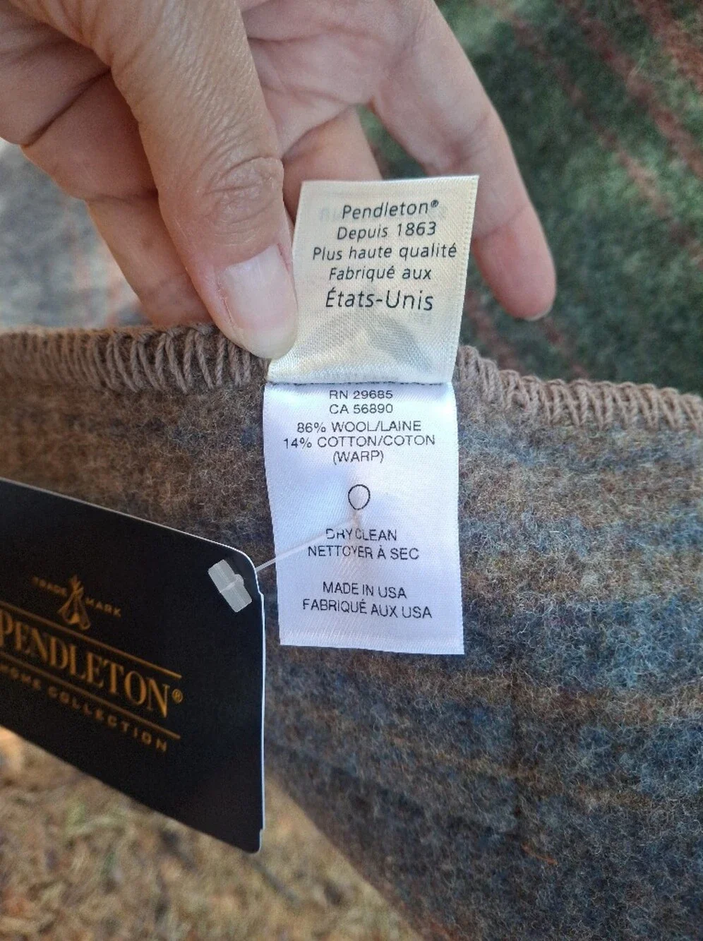 Pendleton x Columbia Wool Blanket Yakima Camp Twin Striped NEW